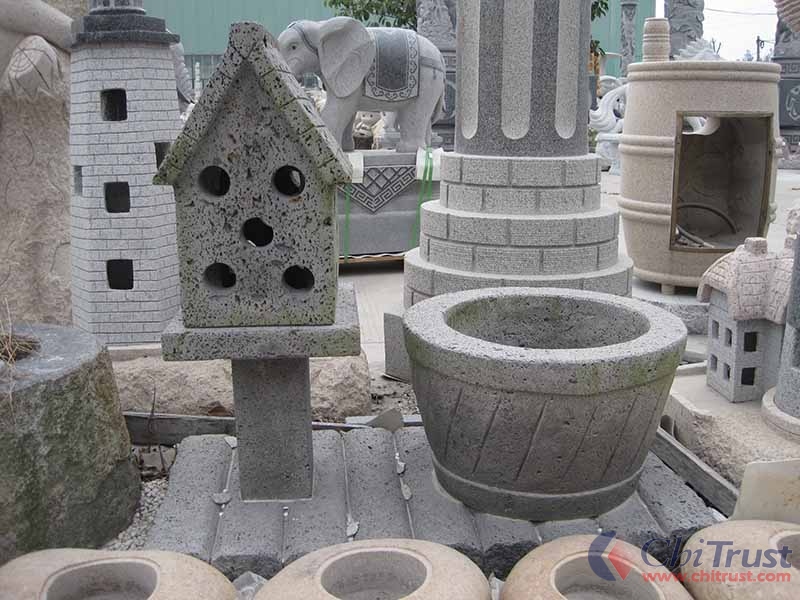 Japanese style granite Stone Lantern 05
